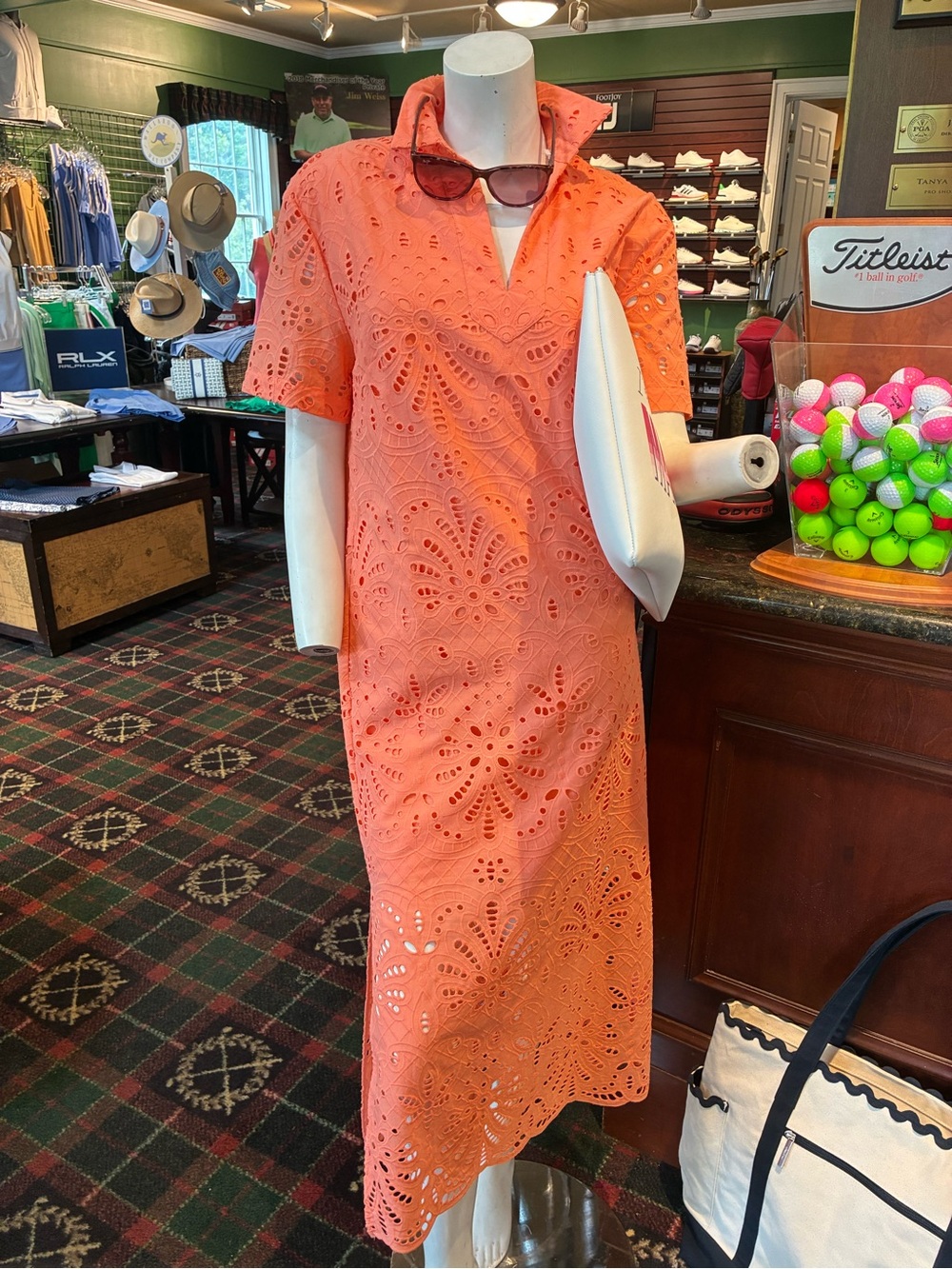 Sheridan French - Reese dress in melon